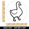 Goose Standing Ominously Rubber Stamp for Stamping Crafting Planners